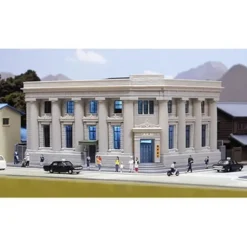 Kato 23-458 N Built-Up Local Bank Building Assembled - Model Train Junction: Quality Parts and Art Supplies