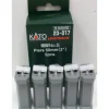 Kato 23-017 N 2" # 5 Piers 50 mm 2" W/S-Joiner & S-Clip (Pack of 5) - Model Train Junction: Quality Parts and Art Supplies