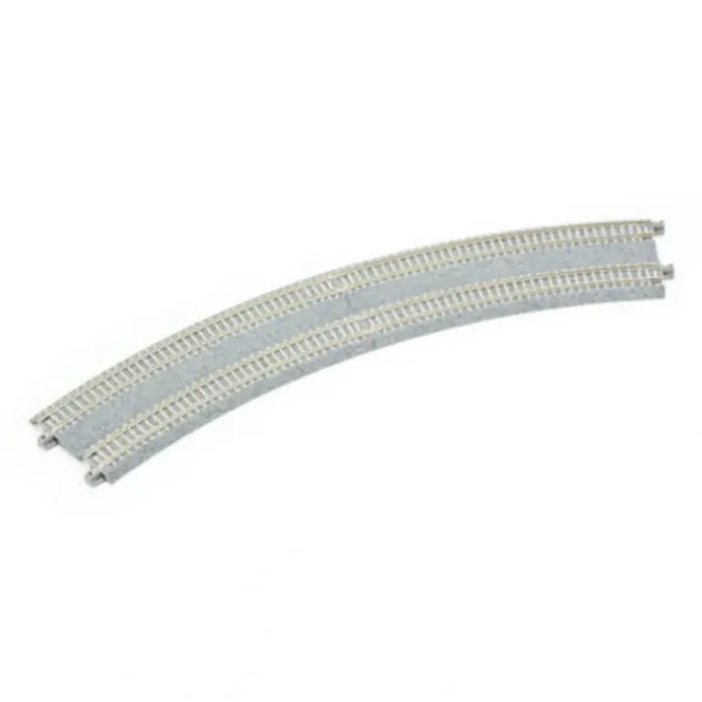 Kato 20-182 N 16-3/8" - 15" Radius 22.5 Double Curved UniTrack (Pack of 2) - Model Train Junction: Quality Parts and Art Supplies