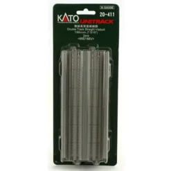 Kato 20-411 N 7-5/16" Double Straight Viaduct UniTrack (Pack of 2) - Model Train Junction: Quality Parts and Art Supplies