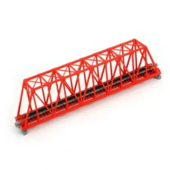 Kato 20-430 N 9-3/4" Red Single Truss Bridge - Model Train Junction: Quality Parts and Art Supplies