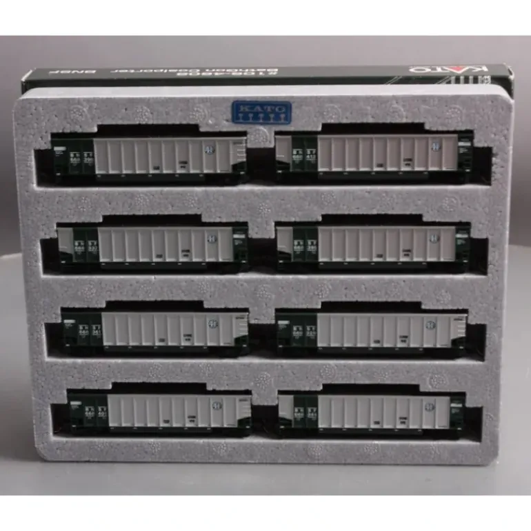 Kato 106-4608 N Scale BNSF BethGon Coalporter 8-Car Set - Model Train Junction: Quality Parts and Art Supplies