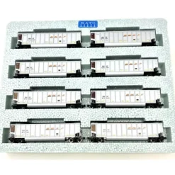 Kato 106-4616 N Scale BNSF Coalporter (Set of 8) LN/Box - Model Train Junction: Quality Parts and Art Supplies