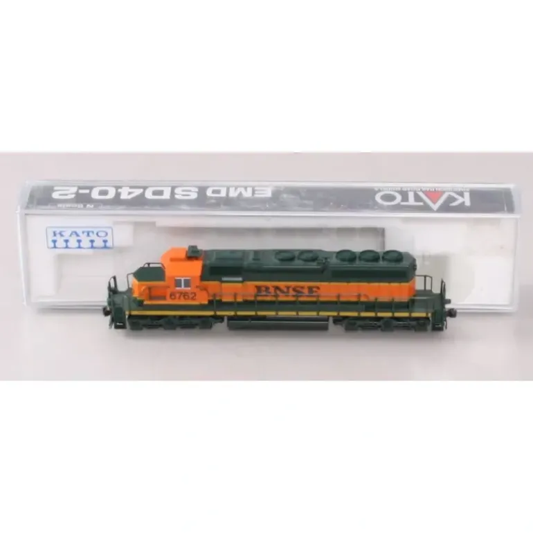 Kato 176-8204 N Scale BNSF SD40-2 Diesel #6762 - Model Train Junction: Quality Parts and Art Supplies