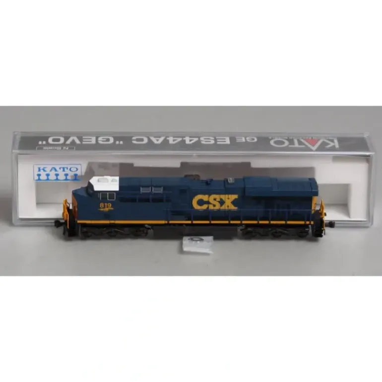 Kato 176-8908 N Scale CSX GE ES44AC "Gevo" Diesel Locomotive with DCC #819 LN/Box - Model Train Junction: Quality Parts and Art Supplies