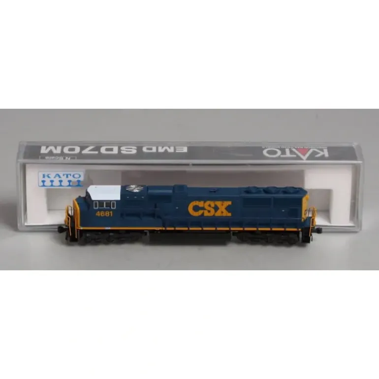 Kato 176-7601 N Scale CSX SD70M Diesel #4681 LN/Box - Model Train Junction: Quality Parts and Art Supplies