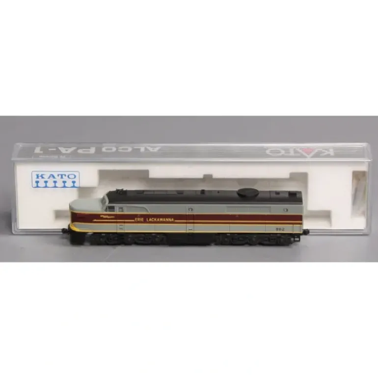 Kato 176-4003 N Scale Erie Lackawanna PA-1 Diesel Locomotive #862 LN/Box - Model Train Junction: Quality Parts and Art Supplies