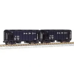 Kato 186-0205 N Scale Nickel Plate Road AC&F 70 Ton Covered Hopper #1 (Set of 2) - Model Train Junction: Quality Parts and Art Supplies