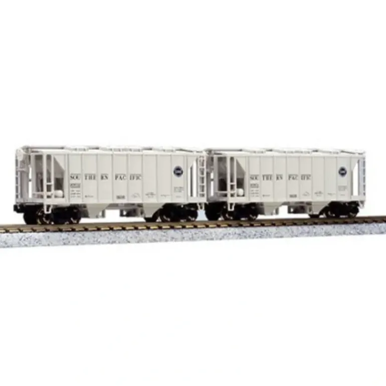 Kato 186-0212 N Scale Southern Pacific AC&F 70 Ton Covered Hopper (Set of 2) - Model Train Junction: Quality Parts and Art Supplies