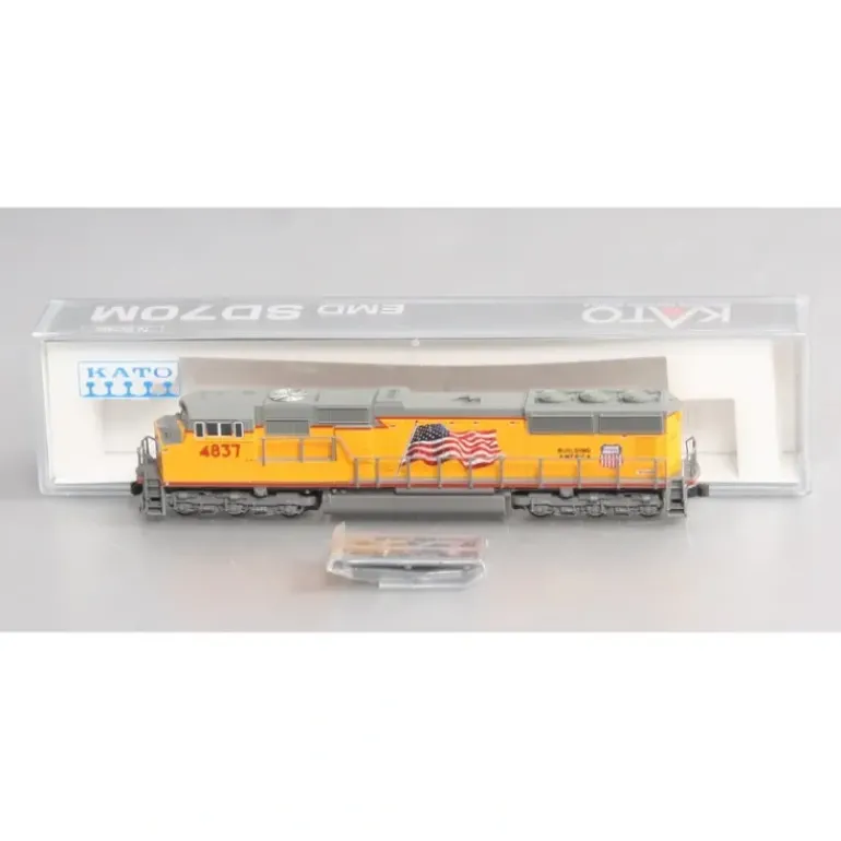 Kato 176-8604 N Scale Union Pacific SD70M Diesel Locomotive #4837 LN/Box - Model Train Junction: Quality Parts and Art Supplies