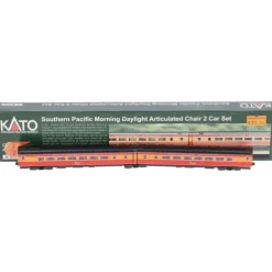 Kato 106-6307 N SP 'Morning Daylight' 2-Car Set #3 LN/Box - Model Train Junction: Quality Parts and Art Supplies