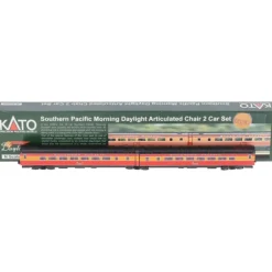 Kato 106-6308 N SP 'Morning Daylight' 2-Car Set #4 LN/Box - Model Train Junction: Quality Parts and Art Supplies
