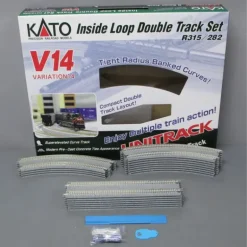 Kato 20-8731 N V14 Double Track Inner Loop Set - Model Train Junction: Quality Parts and Art Supplies