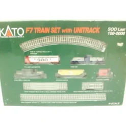 Kato 106-0006 SOO Line F7 N Gauge Diesel Freight Starter Train Set - Model Train Junction: Quality Parts and Art Supplies