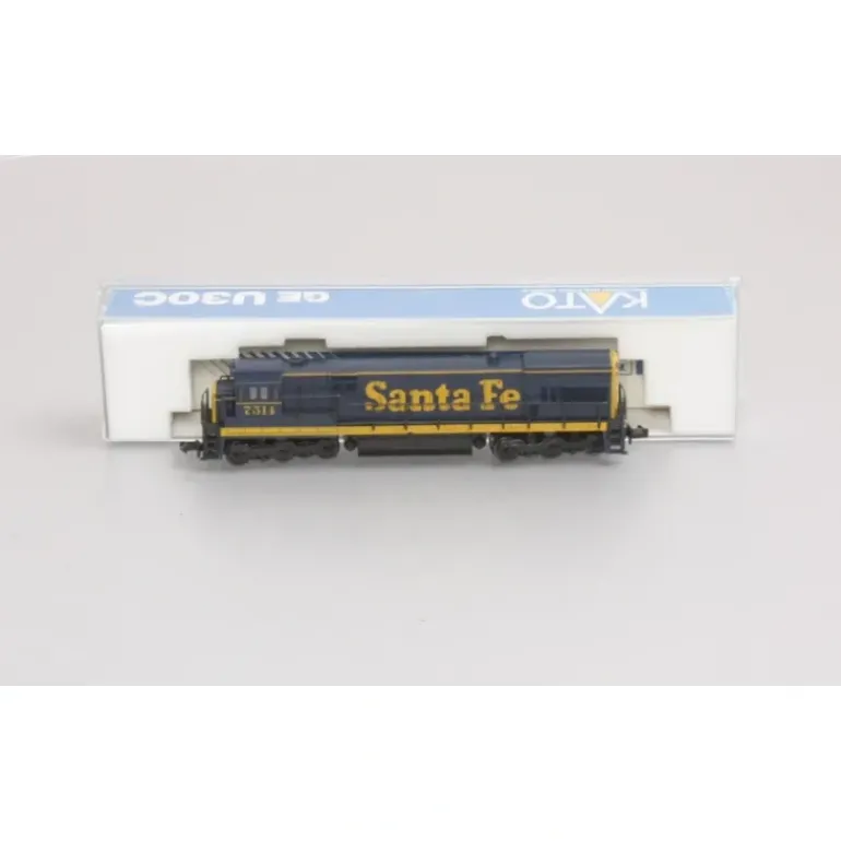 Kato 176-17D N ATSF U30C Pre 1972 Freight Diesel Locomotive #7514 LN/Box - Model Train Junction: Quality Parts and Art Supplies