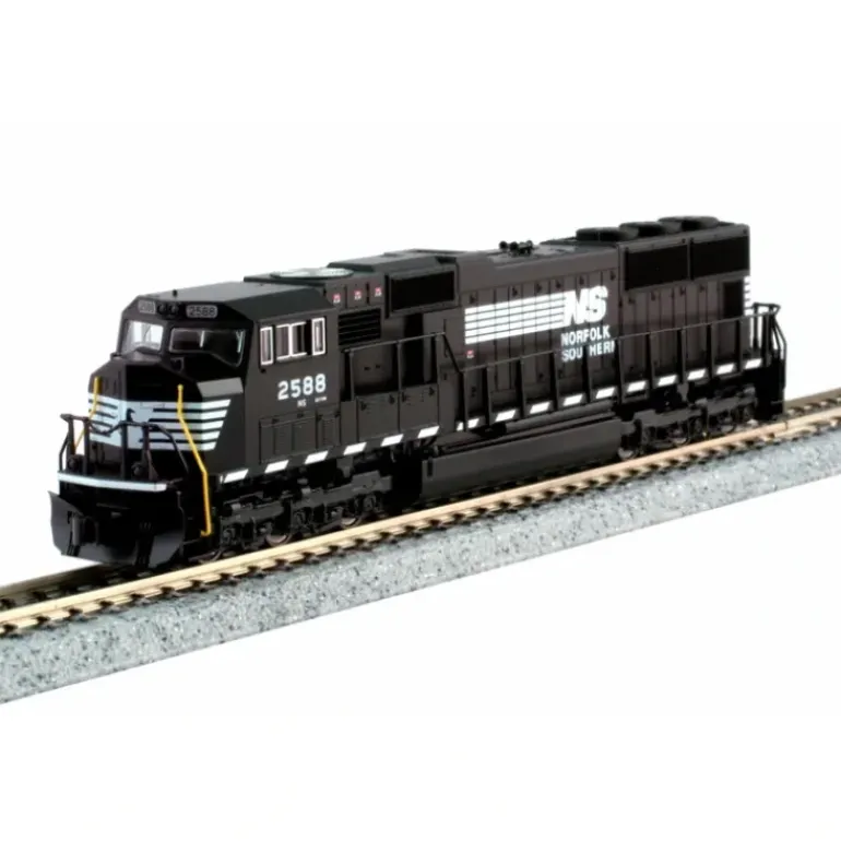 Kato, 176-7614-DCC, N, EMD SD70M with Flat Radiator, Norfolk Southern, #2586, DCC Installed - Model Train Junction: Quality Parts and Art Supplies