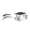 Kibri 38339 HO Cube House Lina with Terrace - Polyplate Kit - Model Train Junction: Quality Parts and Art Supplies