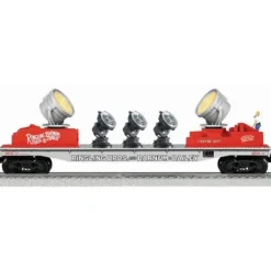 K-Line 6-22244 O Gauge Ringling Bros Operating Searchlight Car w/ 3 Spotlights - Model Train Junction: Quality Parts and Art Supplies