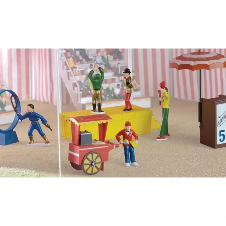 K-Line 6-21325 O Lionel Circus Ringmaster&Friends W/Accessories Painte(Set of 5) - Model Train Junction: Quality Parts and Art Supplies