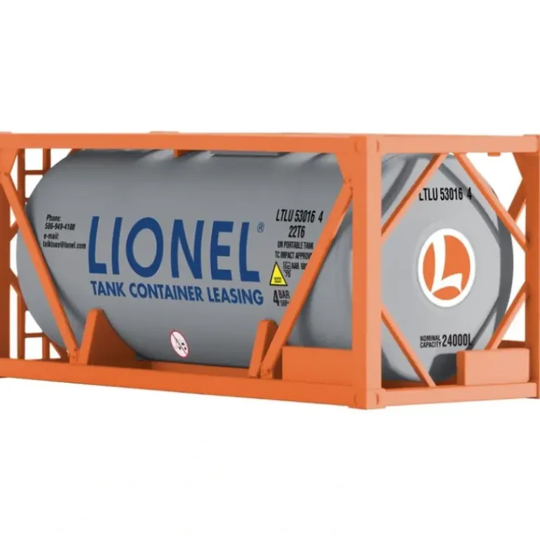 K-Line 6-22518 O Lionel Tank Container Leasing ISO #53016 - Model Train Junction: Quality Parts and Art Supplies