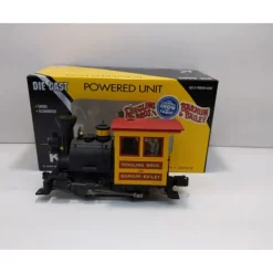 K-Line 6-21230 O-Gauge Ringling Brothers 0-4-0 Porter Steam Locomotive #7 - Model Train Junction: Quality Parts and Art Supplies