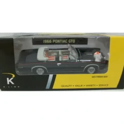 K-Line K-94044 1:43 Kruisers 1966 Black Pontiac GTO Diecast Car - Model Train Junction: Quality Parts and Art Supplies