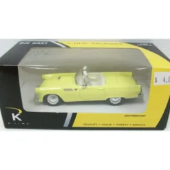 K-Line K-94228 1:43 Kruisers 1955 Yellow Ford Thunderbird Diecast Car - Model Train Junction: Quality Parts and Art Supplies