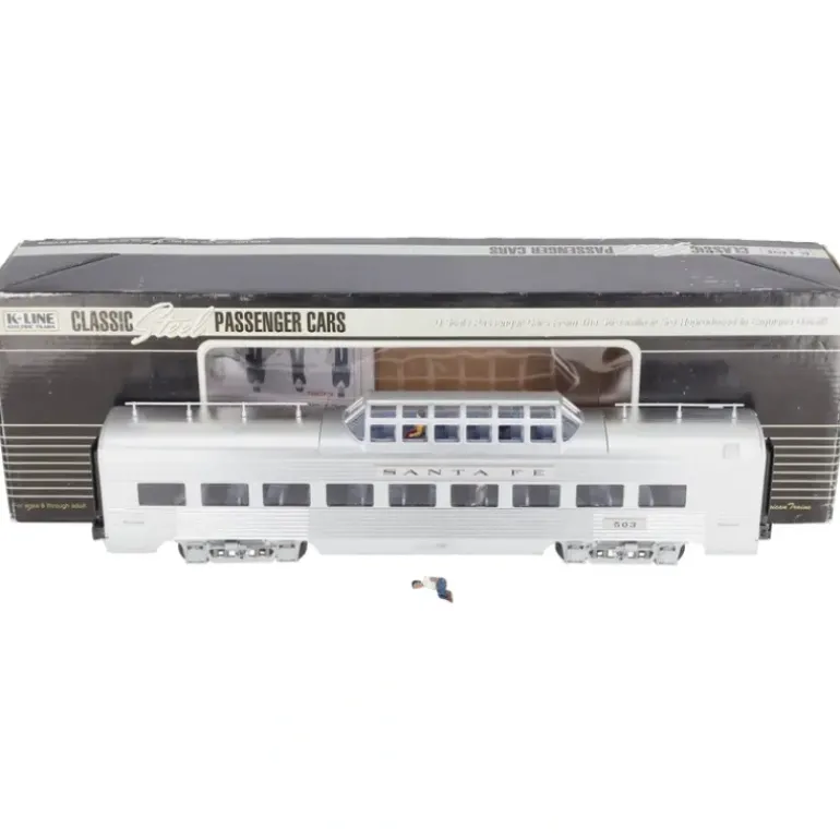 K-Line K4630-10503 ATSF Pleasure Dome Pass. Car #503 EX/Box - Model Train Junction: Quality Parts and Art Supplies