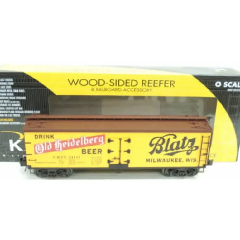 K-Line K742-8036 Blatz Beer Wood-Sided Reefer - Model Train Junction: Quality Parts and Art Supplies
