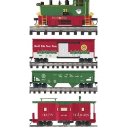 K-Line K1514 Holiday Hauler O Gauge Diesel Freight Train Set - Model Train Junction: Quality Parts and Art Supplies