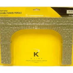 K-Line K-41842 O And O27 2-Double Tunnel Portals - Model Train Junction: Quality Parts and Art Supplies