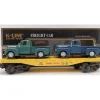 K-Line K661-2112 O Gauge UP Flat Car w/Autos LN/Box - Model Train Junction: Quality Parts and Art Supplies