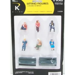 K-Line K42304 O Scale Sitting Figures W/ Bench - Model Train Junction: Quality Parts and Art Supplies