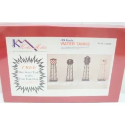 Korber 4-12528 HO Scale 4-Water Tank Kit Special - Model Train Junction: Quality Parts and Art Supplies