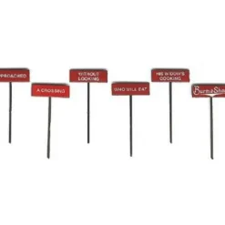 LaBelle 7603 Burma Shave Sign Set #3 - Model Train Junction: Quality Parts and Art Supplies