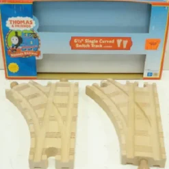 Learning Curve 99911 6-1/2 Inch Curved Switch Track - Model Train Junction: Quality Parts and Art Supplies