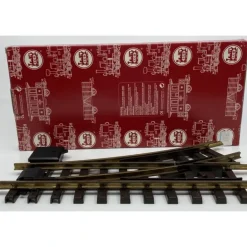 LGB 12100 G Brass 30 Left Hand Manual Switch Turnout - Model Train Junction: Quality Parts and Art Supplies