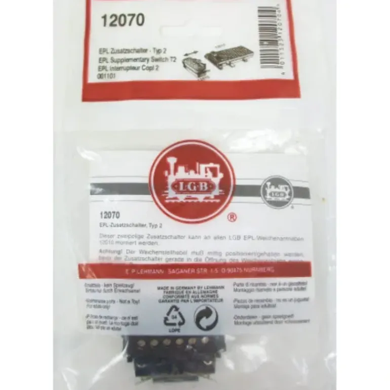 LGB 12070 G EPL Supplementary Switch Type-2 - Model Train Junction: Quality Parts and Art Supplies