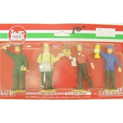 LGB 5045 G European Railroad Worker Figures (Set of 4) - Model Train Junction: Quality Parts and Art Supplies