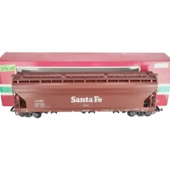 LGB 40820 G Gauge Santa Fe 3-Bay Hopper Car #314082 - Model Train Junction: Quality Parts and Art Supplies