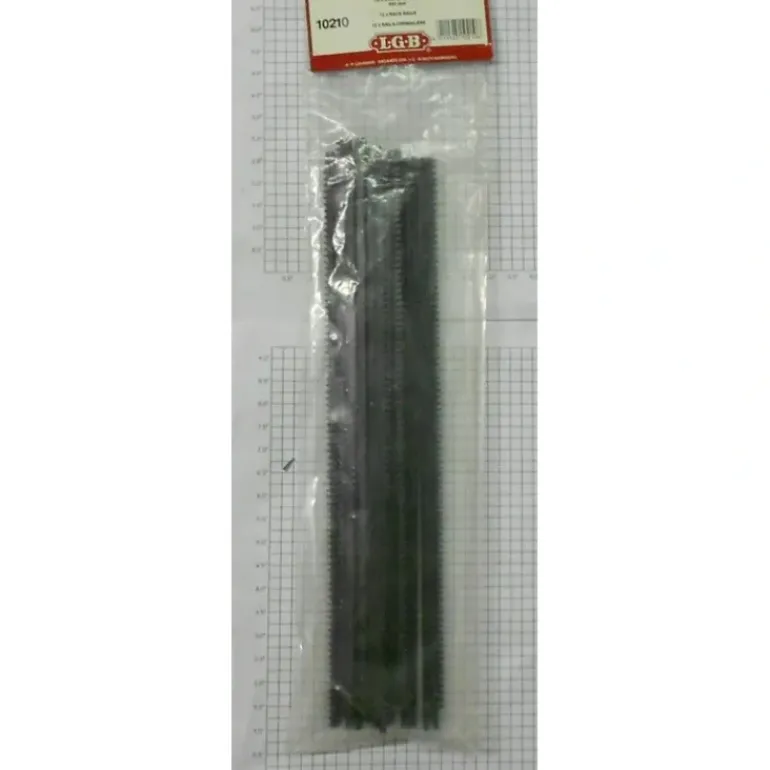 LGB 10210 G Rack Rail Track (Pack of 12) - Model Train Junction: Quality Parts and Art Supplies