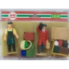 LGB 5229 G Scale Baggage Men Figures , Cart, & Assorted Luggge - Model Train Junction: Quality Parts and Art Supplies