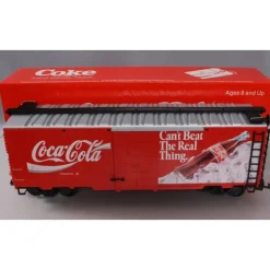 LGB 4291 G Scale Coca-Cola Cant Beat The Real Thing Refrigerator Car LN/Box - Model Train Junction: Quality Parts and Art Supplies