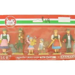 LGB 5041 G Scale German Passenger Figures (Set of 6) - Model Train Junction: Quality Parts and Art Supplies