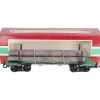 LGB 4066 G Scale Green Flatcar with Log Load & Stakes LN/Box - Model Train Junction: Quality Parts and Art Supplies