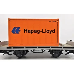 LGB 42030 G Scale Hapag-Lloyd Container Car - Model Train Junction: Quality Parts and Art Supplies