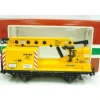 LGB 40420 G Scale Matra Yellow Construction Crane Car - Model Train Junction: Quality Parts and Art Supplies