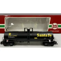 LGB 41870 Santa Fe Single Dome Tank Car #41870 - Model Train Junction: Quality Parts and Art Supplies