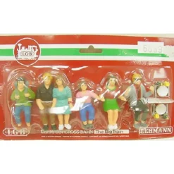 LGB 5039 Seated Passenger Dining Car Figures G Scale (Set of 6) - Model Train Junction: Quality Parts and Art Supplies