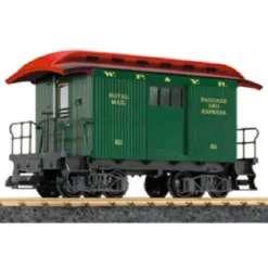 LGB 33050 WP&Y Baggage Car - Model Train Junction: Quality Parts and Art Supplies